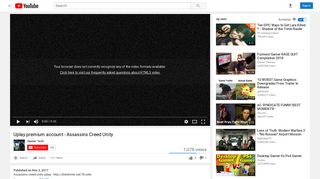
                            6. Uplay premium account - Assassins Creed Unity - YouTube
