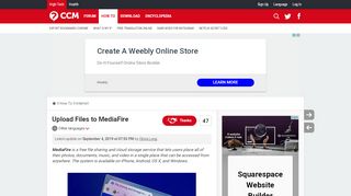 
                            4. Upload Files to MediaFire - Ccm.net