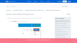 
                            8. Upload to Box With the File Browser - Box