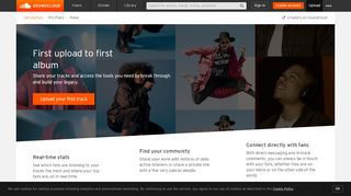 
                            1. Upload your music & audio and share it with the world. on SoundCloud