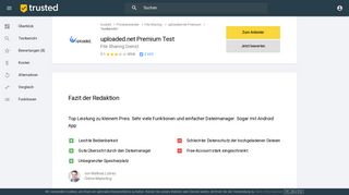 
                            7. uploaded.net Premium im Test - trusted.de