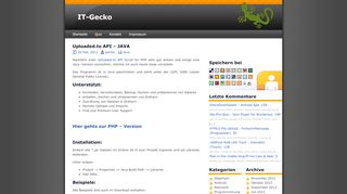 
                            9. Uploaded.to API - JAVA - IT-Gecko