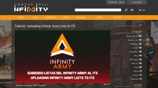 
                            4. Uploading Infinity Army Lists to ITS - Infinity The Game