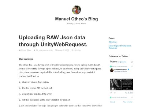 
                            10. Uploading RAW Json data through UnityWebRequest. – Manuel ...