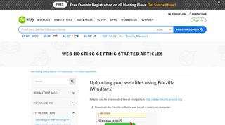 
                            13. Uploading your web files using Filezilla (Windows) - Doteasy.com