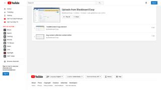 
                            8. Uploads from Blackboard Escp - YouTube