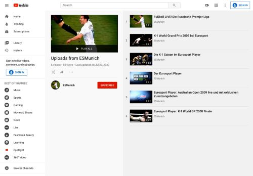 
                            12. Uploads from ESMunich - YouTube