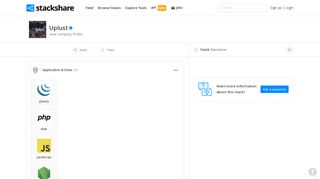 
                            10. Uplust - Uplust Tech Stack | StackShare