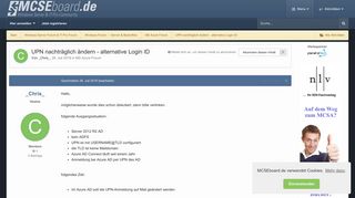 
                            3. UPN nachträglich ändern - alternative Login ID - MS Azure Forum ...