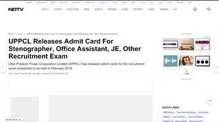 
                            13. UPPCL Admit Card 2018 Released @ Uppcl.Org; Know How To ...