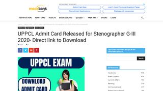 
                            11. UPPCL Admit Card Out for Trainee Assistant Engineers 2019 ...