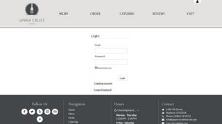 
                            5. Upper Crust Bistro & Grill - Login