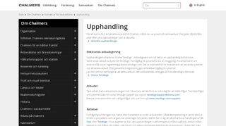 
                            8. Upphandling | Chalmers