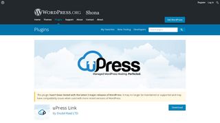 
                            11. uPress Link | WordPress.org