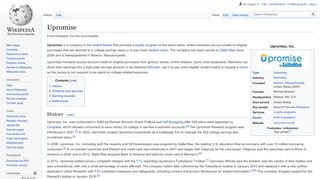 
                            6. Upromise - Wikipedia