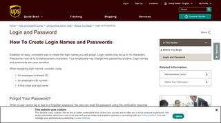 
                            5. UPS CampusShip: Login and Password - United States - UPS.com