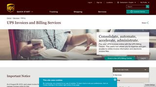 
                            10. UPS Invoices and Billing Services | UPS - Switzerland - UPS.com