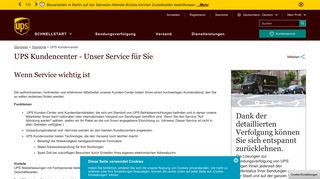 
                            6. UPS Kundencenter - Unser Service für Sie | UPS - Deutschland
