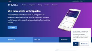 
                            4. Upsales | The revenue engine for fast-growing businesses