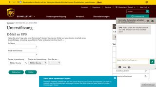 
                            7. UPS.com Email Application - Deutschland