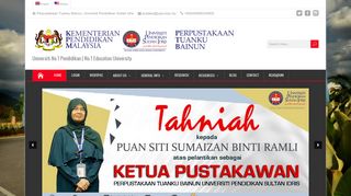 
                            7. UPSI | PERPUSTAKAAN TUANKU BAINUN – Universiti No.1 ...