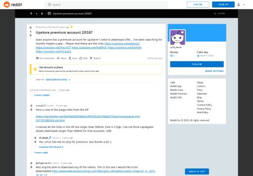 
                            8. Upstore premium account 2018? : u/Vf_david - Reddit