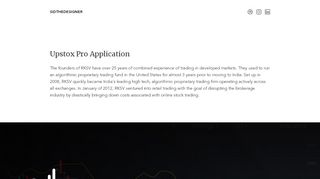 
                            4. Upstox Pro - Product & Brand Designer