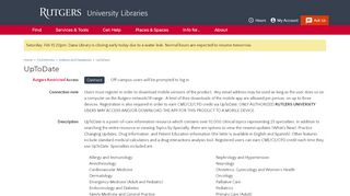 
                            7. UpToDate | Rutgers University Libraries