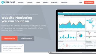 
                            3. Uptrends: Website Monitoring and Web Performance Monitoring