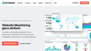 
                            5. Uptrends: Website Monitoring und Web Performance Monitoring