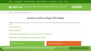 
                            6. Upute za online usluge OTP banke | OTP banka d.d. Hrvatska