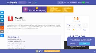 
                            7. uquid (UQC) - ICO rating and details | ICObench