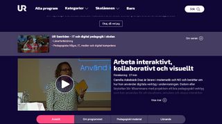 
                            12. UR Samtiden - IT och digital pedagogik i skolan: Arbeta interaktivt ...