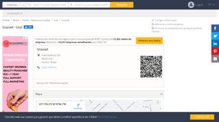 
                            8. Urainet - Serviços De Telecomunicações, Uraí - Brasil, (TEL: 4335412...)