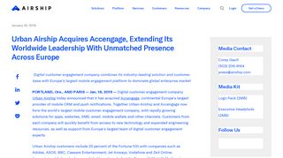 
                            11. Urban Airship acquires Accengage, continental Europe's largest ...