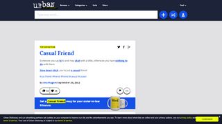 
                            13. Urban Dictionary: Casual Friend