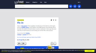 
                            12. Urban Dictionary: Flo Jo