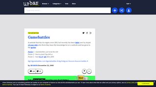 
                            8. Urban Dictionary: Gamebattles