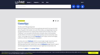 
                            7. Urban Dictionary: GameSpy