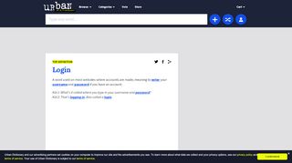 
                            11. Urban Dictionary: login