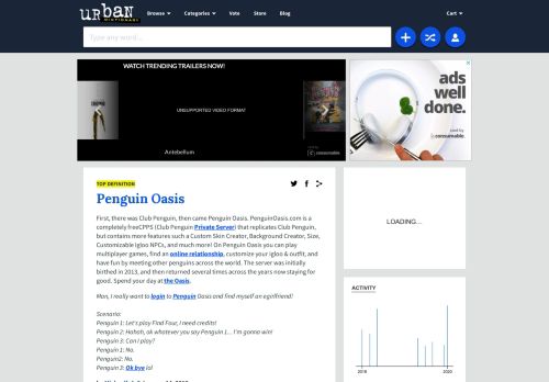 
                            6. Urban Dictionary: Penguin Oasis