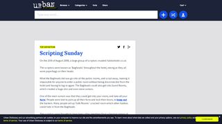 
                            13. Urban Dictionary: Scripting Sunday