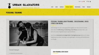
                            7. Urban Gladiators | Personal Training