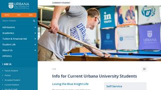 
                            13. Urbana University Current Students