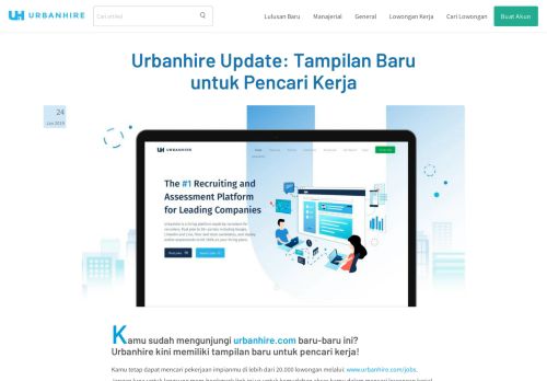 
                            13. Urbanhire Update: Tampilan Baru untuk Pencari Kerja | Urbanhire