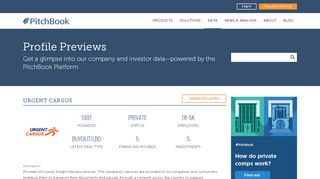 
                            10. Urgent Cargus Company Profile: Funding & Investors | PitchBook