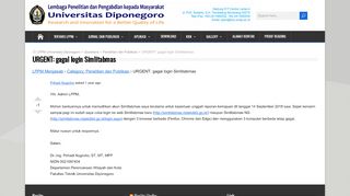 
                            8. URGENT: gagal login Simlitabmas - LPPM Universitas Diponegoro