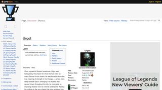 
                            4. Urgot - Leaguepedia | League of Legends Esports Wiki