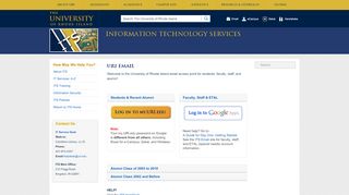 
                            6. URI Email - Information Technology Services