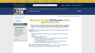 
                            4. URI Office of International Education